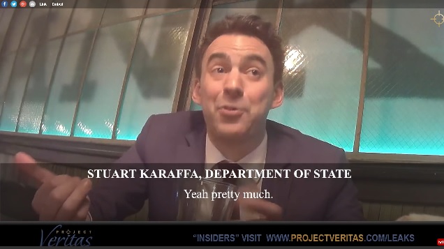 Deep State Unmasked: State Department on Hidden Cam, “Resist Everything,” “I Have Nothing to Lose”